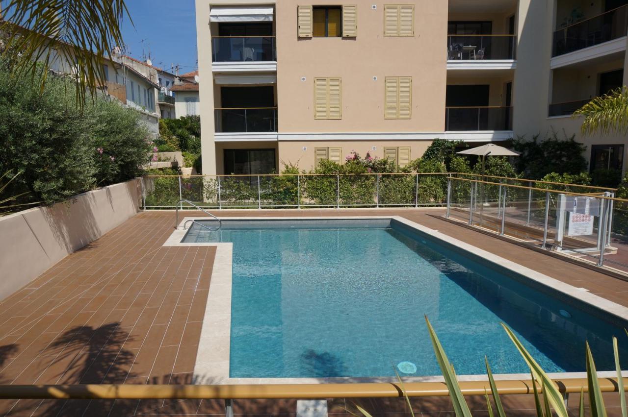 Palm Beach Apartment With A Pool In The Residence Cannes Dış mekan fotoğraf