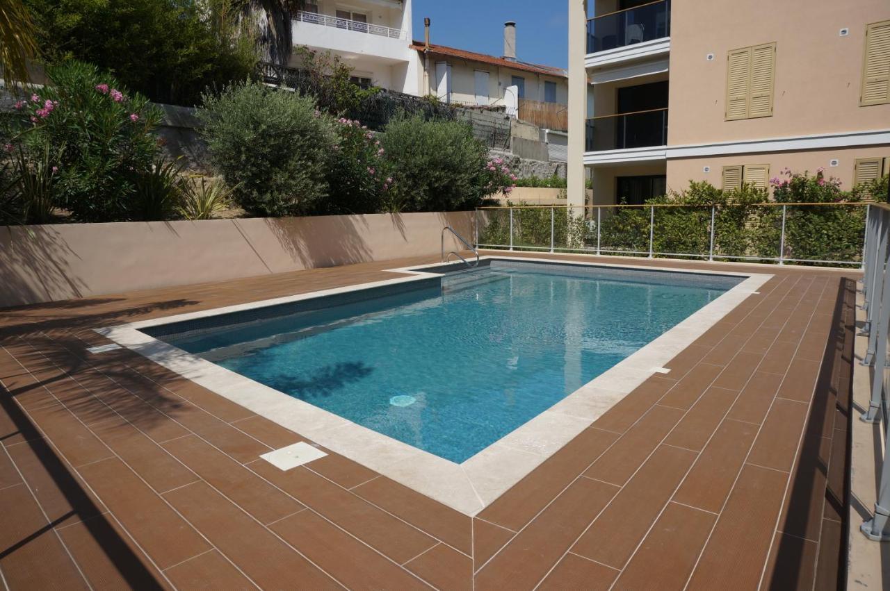 Palm Beach Apartment With A Pool In The Residence Cannes Dış mekan fotoğraf
